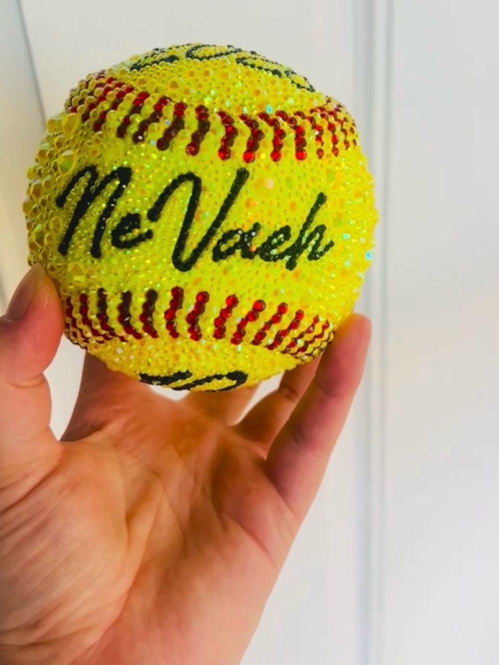 Customizable Bedazzled Sports Balls